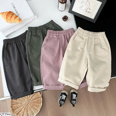 QT3564 QUẦN LƯNG CHUN CHO BÉ TRAI