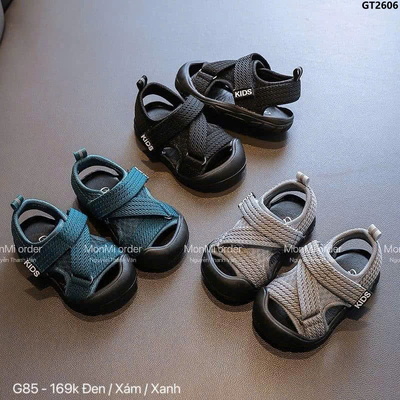 GT2606 SANDAL QUAI VẢI CHO BÉ TRAI