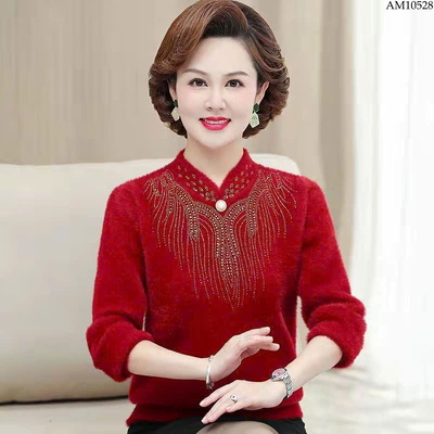 AM10528 ÁO LEN TRUNG NIÊN CHO BÀ CHO MẸ