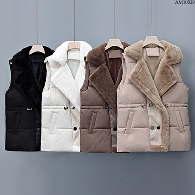 AM10529 ÁO GILE CỔ LÔNG CHO NỮ