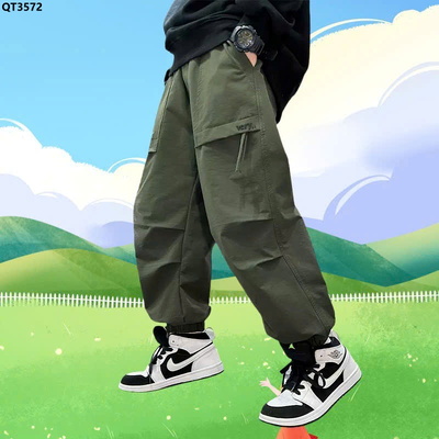 QT3572 QUẦN KAKI BO ỐNG BÉ TRAI