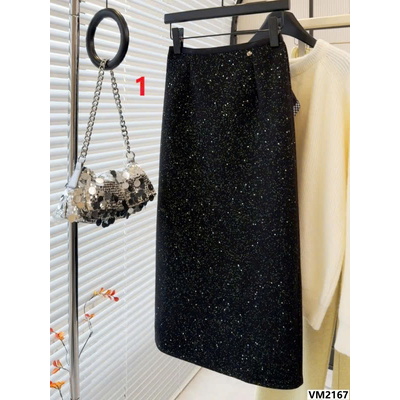 VM2167 CHÂN VÁY DÁNG DÀI ĐÍNH SEQUIN NỮ