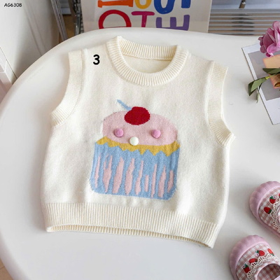 AG6308 ÁO GILE LEN BÉ GÁI GIÁ MỚI