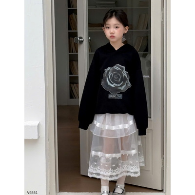 V6551  CHÂN VÁY TRẮNG DÁNG DÀI BG