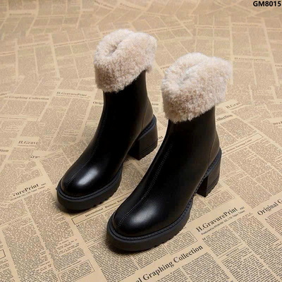 GM8015 BOOT PHỐI CỔ LÔNG NỮ