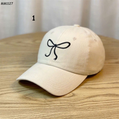 MM1127 MŨ LƯỠI TRAI THÊU NƠ CHO NỮ