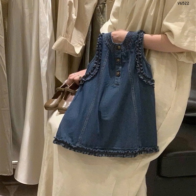 V6522 VÁY DENIM CHO BÉ