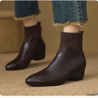 GM8031 BOOT DA NỮ CỔ THẤP