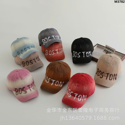 M3782 MŨ LƯỠI CHAI CHỮ BOSTON CHO BÉ