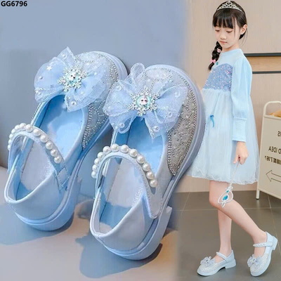 GG6796 GIÀY BÚP BÊ ĐÍNH NƠ BÉ GÁI