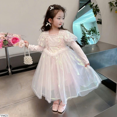 V6621 VÁY CÔNG CHÚA CHO BÉ GÁI