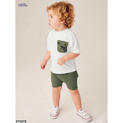 ST5078 BỘ ĐỒ CỘC BÉ TRAI Little Maven