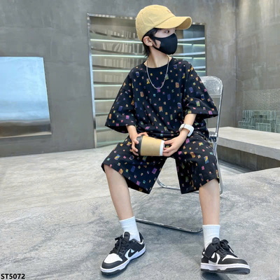 ST5072 BỘ CỘC TAY HỌA TIẾT BÉ TRAI