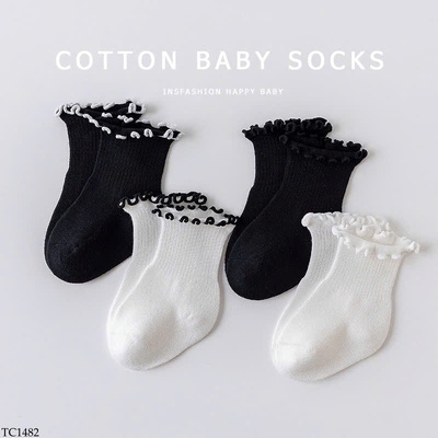 TC1482 SET 4 ĐÔI TẤT CỔ BÈO