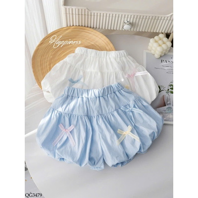 QG3479 QUẦN BÍ NGÔ PHỐI NƠ CHO BÉ
