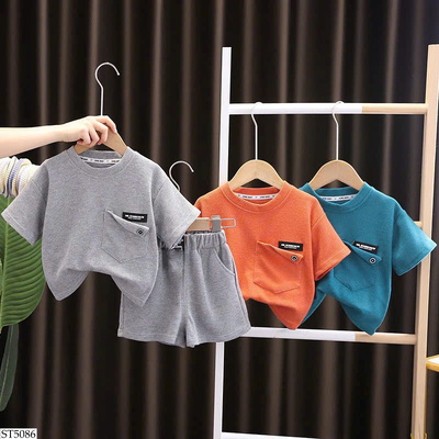 ST5086 BỘ SHORT CỘC TAY CHO BÉ TRAI