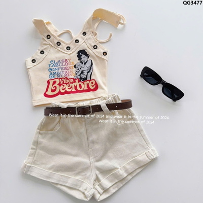 QG3477 QUẦN SHORT CHO BÉ GÁI