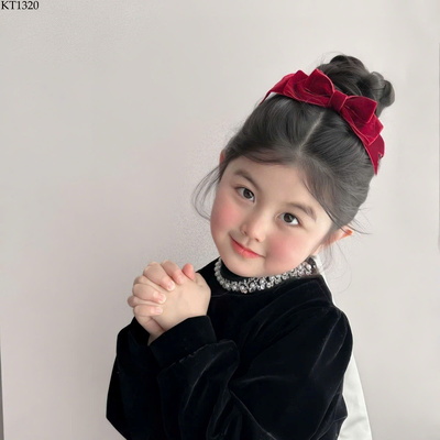 KT1320 BĂNG ĐỒ, KẸP NƠ NHUNG CHO BÉ