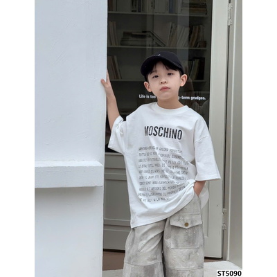 ST5090 SET ÁO PHÔNG CHỮ MIX QUẦN ỐNG SUÔNG BÉ TRAI