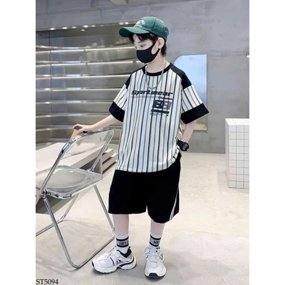 ST5094 BỘ SHORT KẺ CHO BÉ