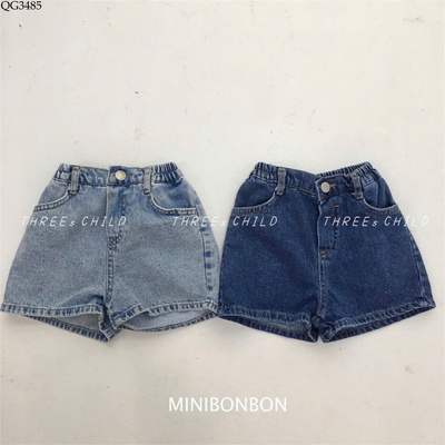 QG3485 QUẦN SHORT JEAN CHO BÉ GÁI