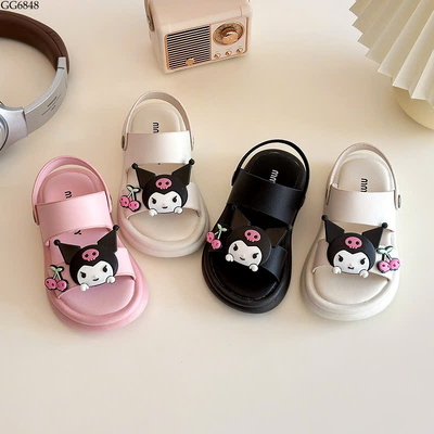 GG6848 DÉP SANDAL KUROMI CHO BÉ GÁI