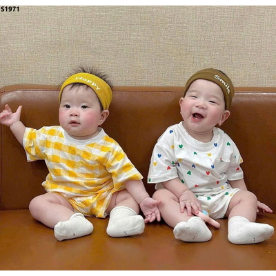 S1971 BỘ CỘC COTTON HÈ CHO BÉ