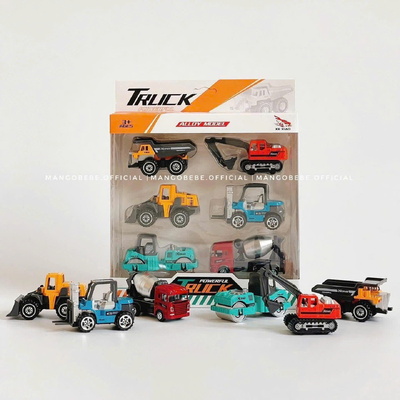 DC1118 SET 6 XE HỢP KIM CÔNG TRƯỜNG MINI