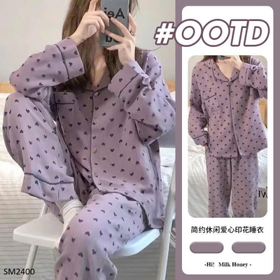 SM2400 BST PIJAMA DÀI TAY CHO NỮ