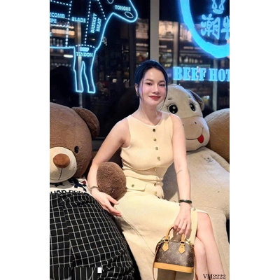 VM2222 VÁY SÁT NÁCH DÁNG DÀI KASLEADD ĐẸP ĐỈNH NHA