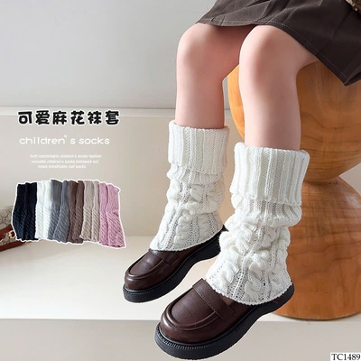 TC1489 TẤT ỐNG LEN CHO BÉ GÁI