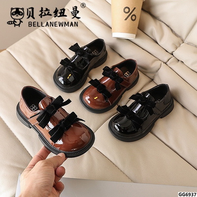 GG6937 GIÀY ĐÍNH NƠ NHUNG BÉ GÁI BELLANEWMAN