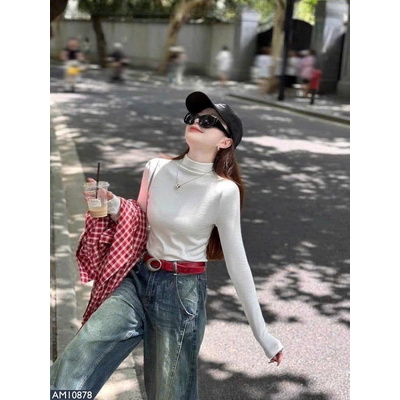 AM10878  ÁO GIỮ NHIỆT NỮ THUN TĂM