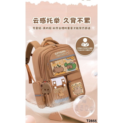 T2855 BALO ĐI HỌC CAPYBARA CHO BÉ