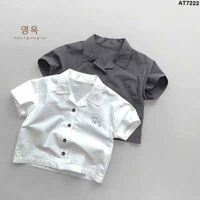 AT7222 ÁO SƠ MI CỘC TAY BT