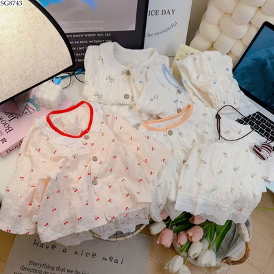 SG8743 BỘ NGỦ CHO BÉ GÁI