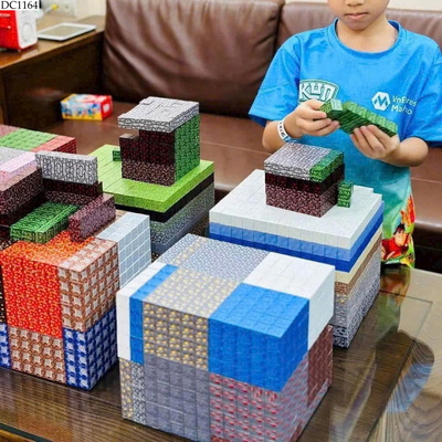 DC1164 SET 100 KHỐI NAM CHÂM MINECRAFT