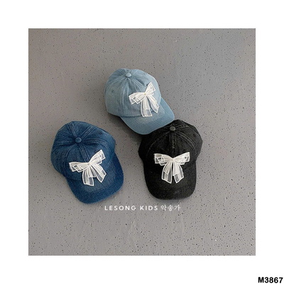 M3867 MŨ LƯỠI TRAI JEANS NƠ CHO BG