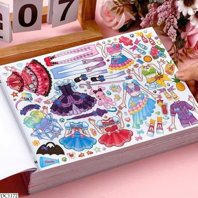 DC1172 SET BỘ 6 QUYỂN STICKER CÔNG CHÚA