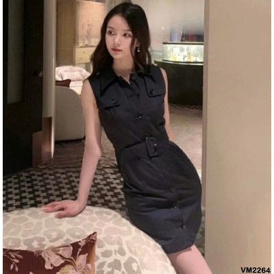 VM2264 VÁY SÁT NÁCH CÓ ĐAI BỤNG NỮ WGWE