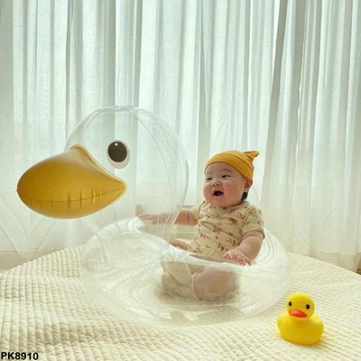 PK8910 PHAO BƠI TRONG SUỐT VỊT CON CHO BÉ