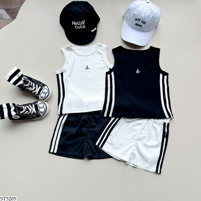 ST5205 SET BỘ BA LỖ KẺ SỌC CHO BÉ