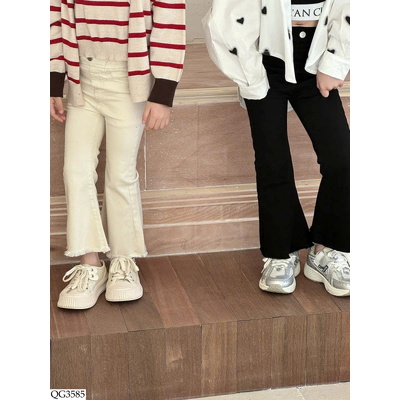 QG3585 QUẦN ỐNG LOE CHO BÉ GÁI