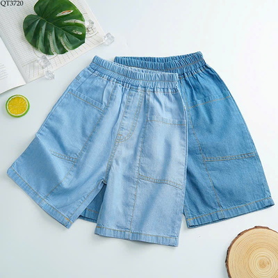 QT3720 QUẦN SHORT JEAN GIẤY CHO BÉ 
