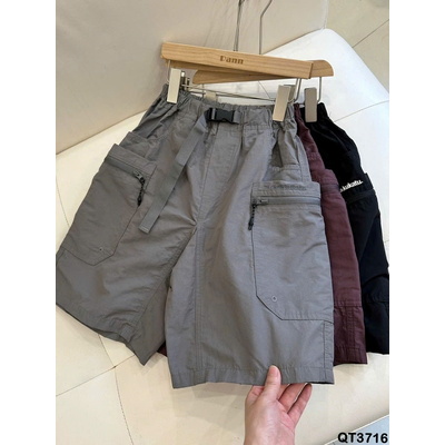 QT3716 QUẦN SHORT TÚI SƯỜN PHỐI KHOÁ KÉO BÉ TRAI