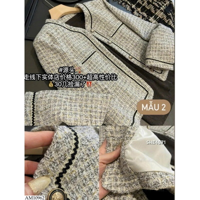 AM10962 ÁO KHOÁC DẠ TWEED HÃNG INBLUE