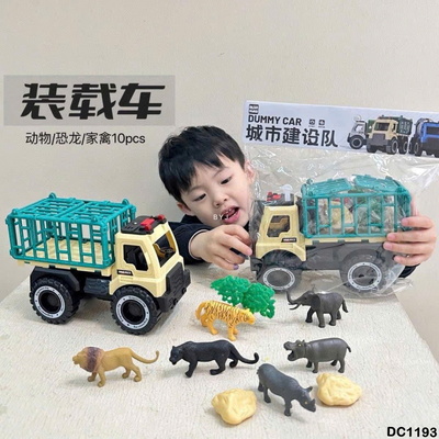 DC1193 ĐỒ CHƠI XE TẢI CHỞ THÚ SIÊU HOT CHO BÉ