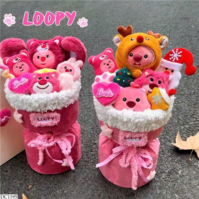 DC1195 BÓ HOA GẤU DỄ THƯƠNG