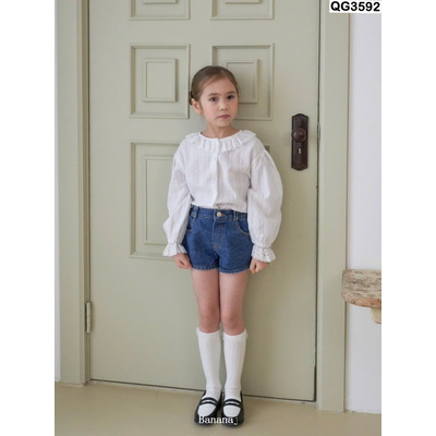 QG3592 QUẦN SHORT KAKI JEAN BÉ GÁI