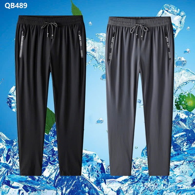 QB489 QUẦN DÀI LỤA BĂNG NAM